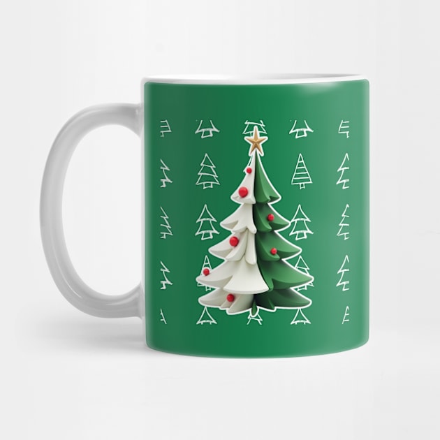 Christmas Tree Cake by Creatifly Graphic Tees